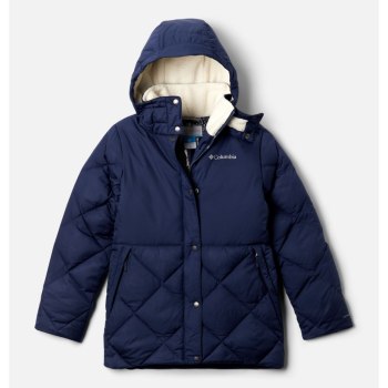 Columbia Jas Meisjes, Forest Park Down Hooded Puffy Donkerblauw, 01AEMNDUJ